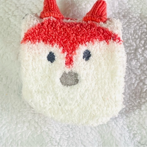 NWT Fox & Bunny Christmas Gift Socks - 3D Fluffy Thick Warm Winter Socks M 5-10 - Picture 9 of 13